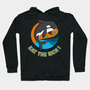 Eat the Rich Orca Hoodie